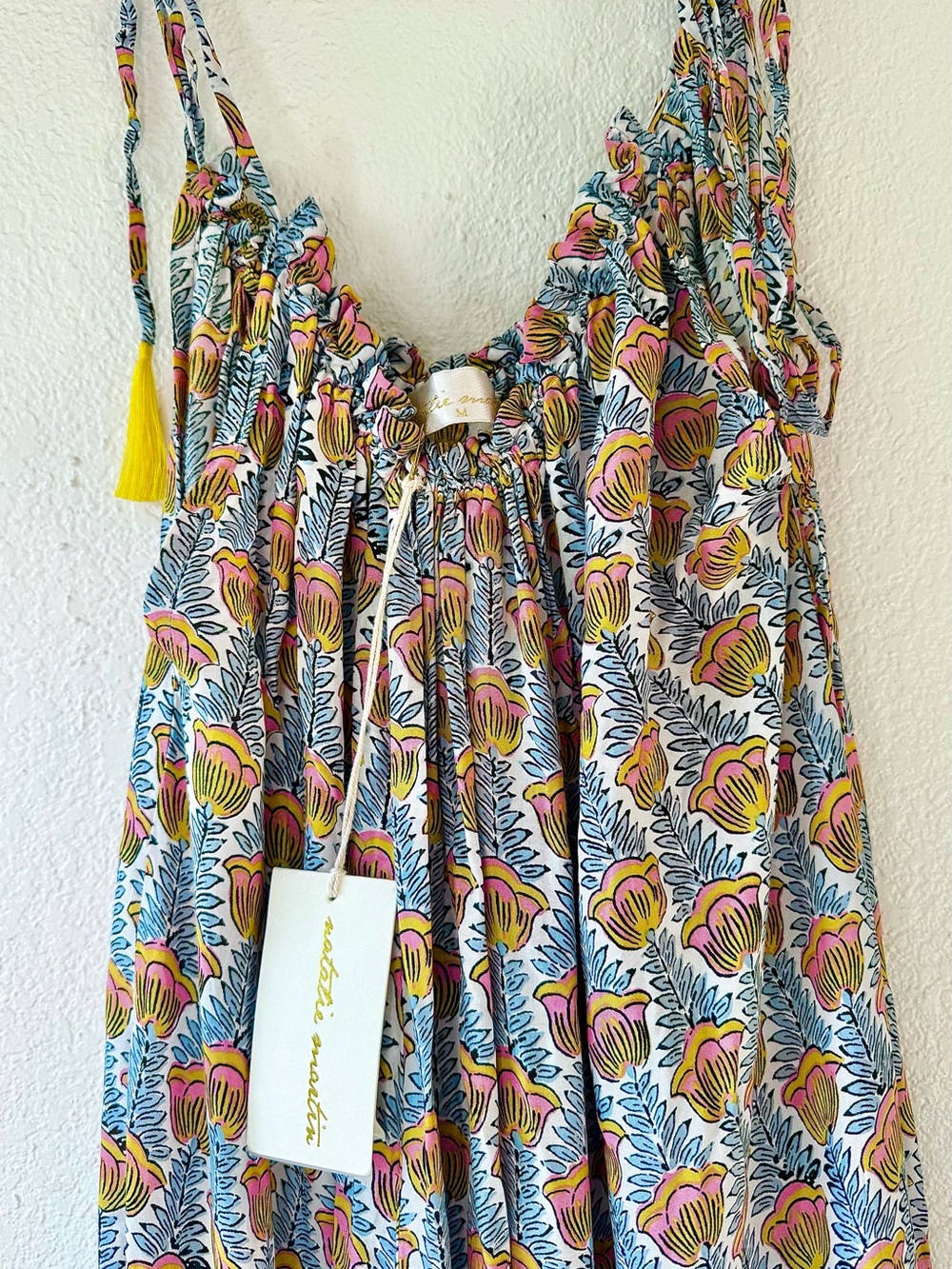 Natalie Martin Jerusha Maxi Dress, Tulip Blue, Size M - Picture 2 of 6